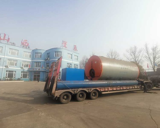 8噸燃氣熱水鍋爐發往甘肅省臨夏市